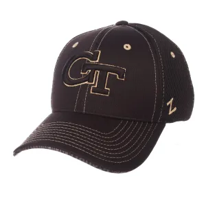 Georgia Tech Yellow Jackets Zephyr "Undertaker" Mesh Stretch Fit Hat Cap (M/L)