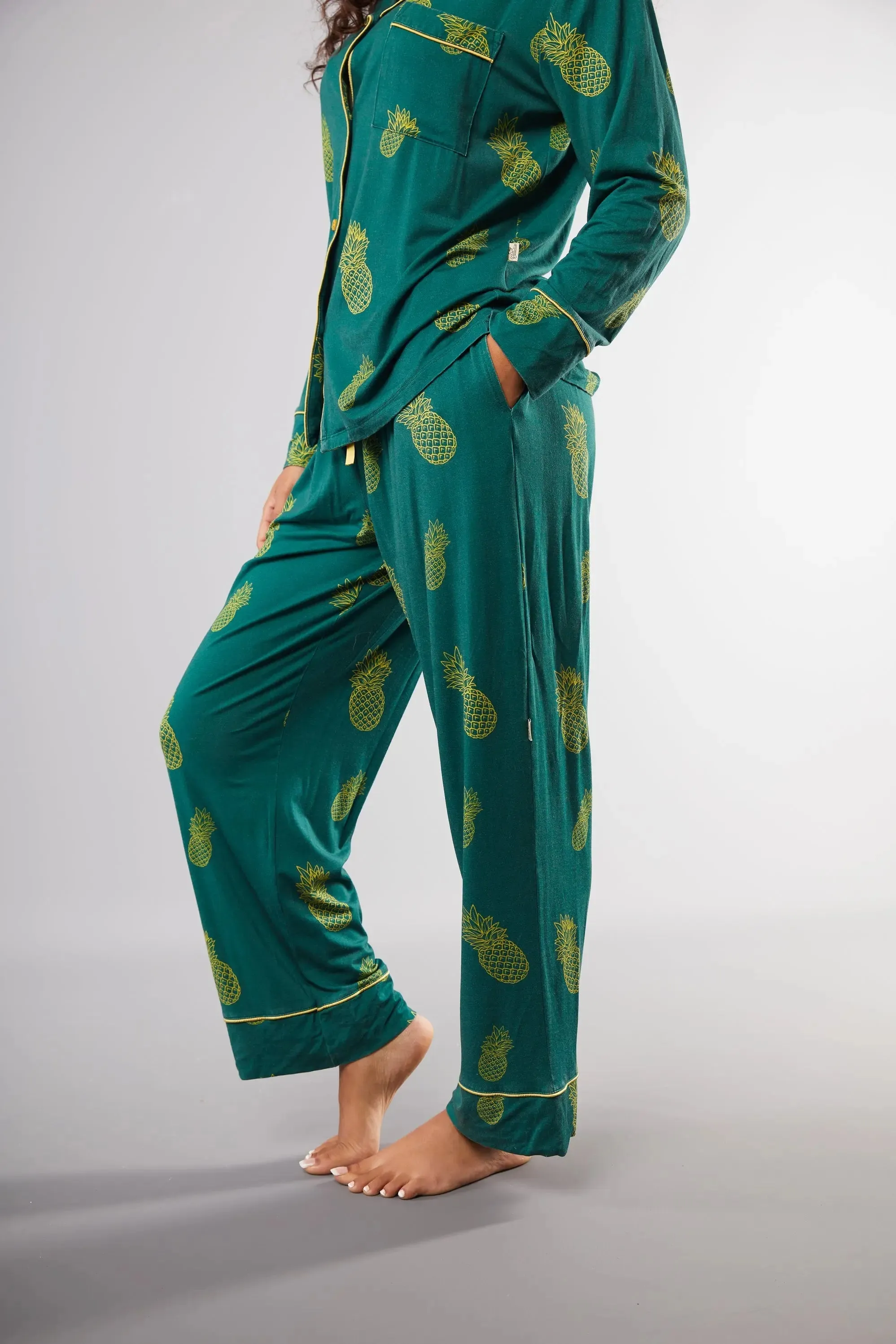 Golden Pineapple II Classic Pyjama Trouser Set