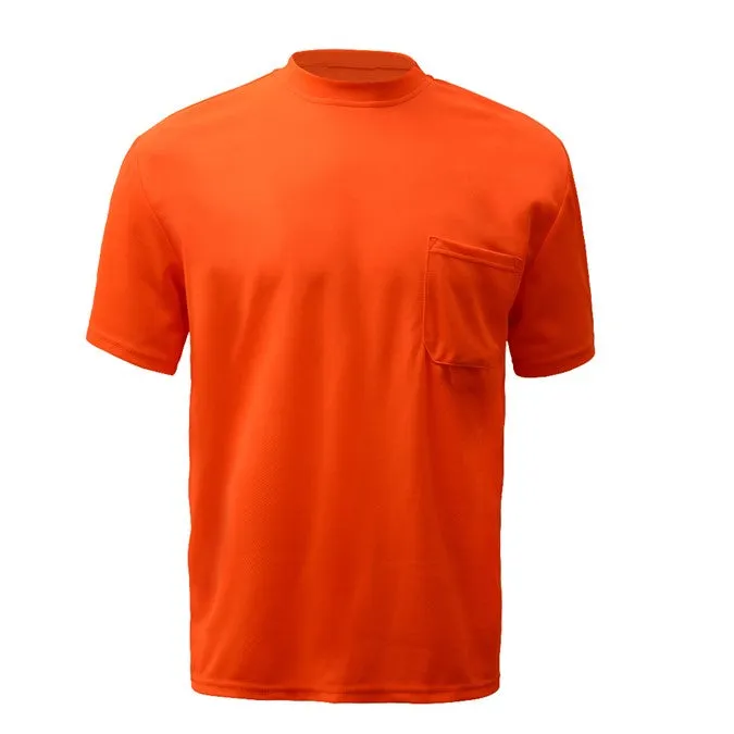 GSS Moisture Wicking Short Sleeve Safety T-Shirt With Chest Pocket