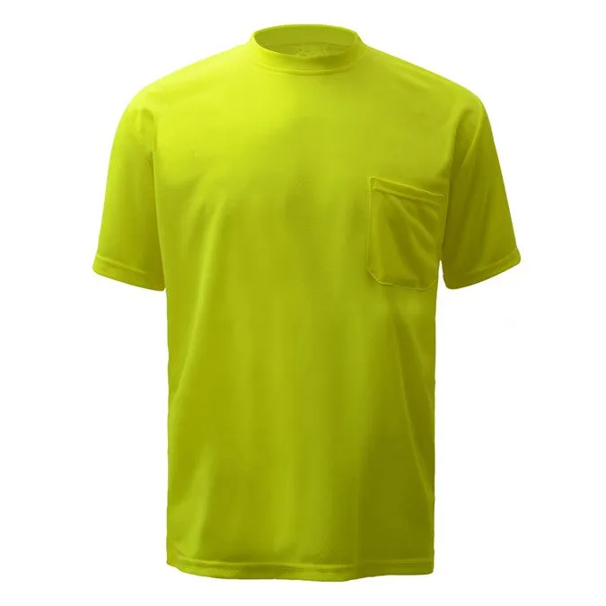 GSS Moisture Wicking Short Sleeve Safety T-Shirt With Chest Pocket