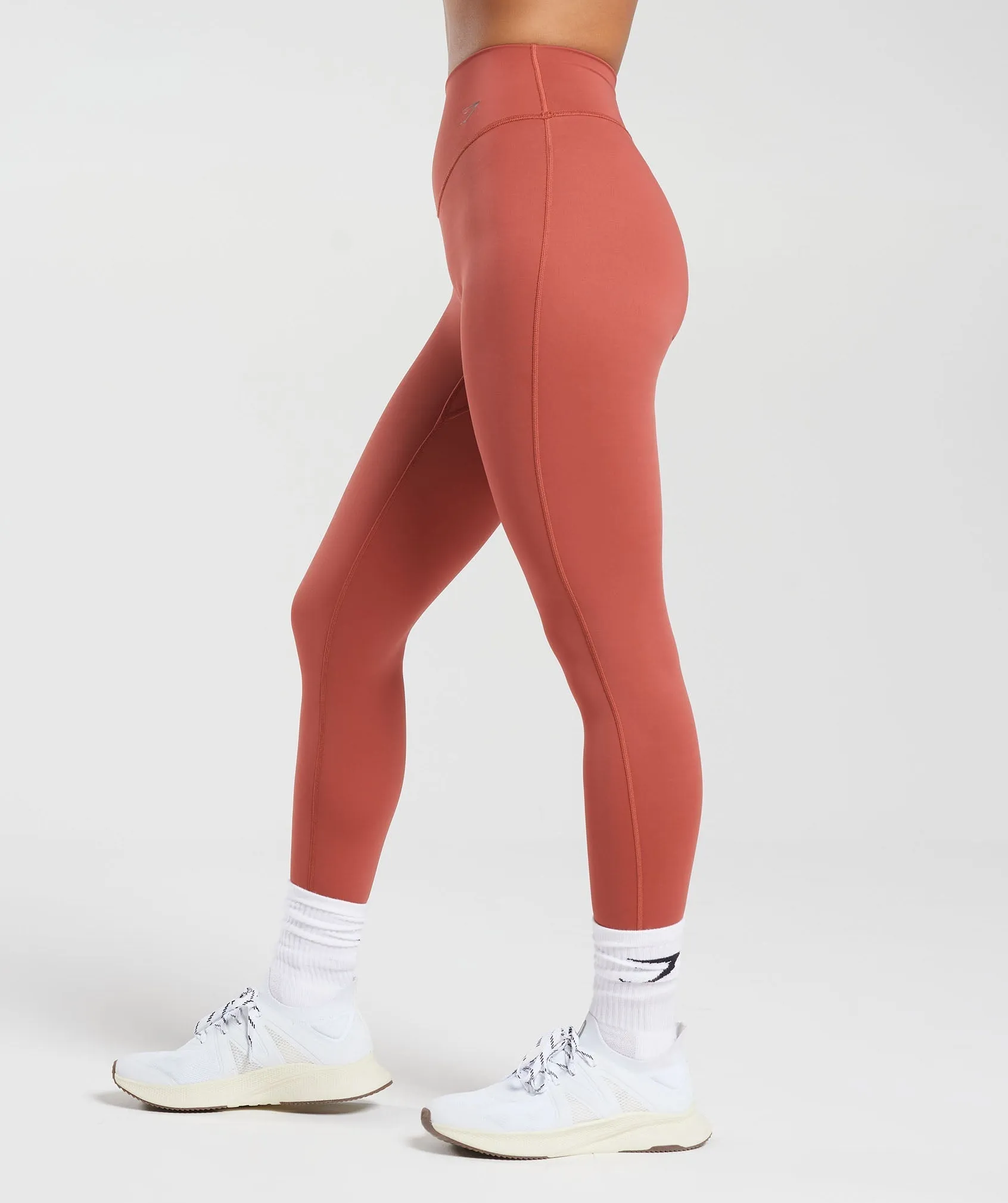 Gymshark Elevate Leggings - Rust Red