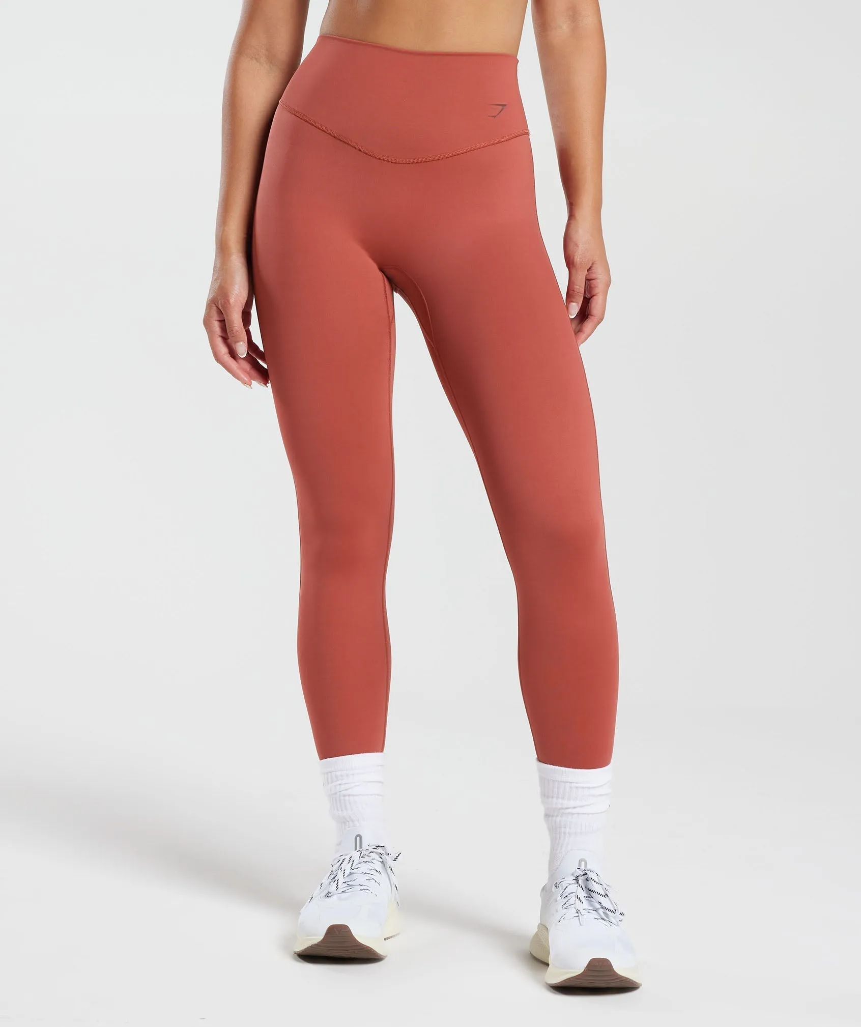 Gymshark Elevate Leggings - Rust Red