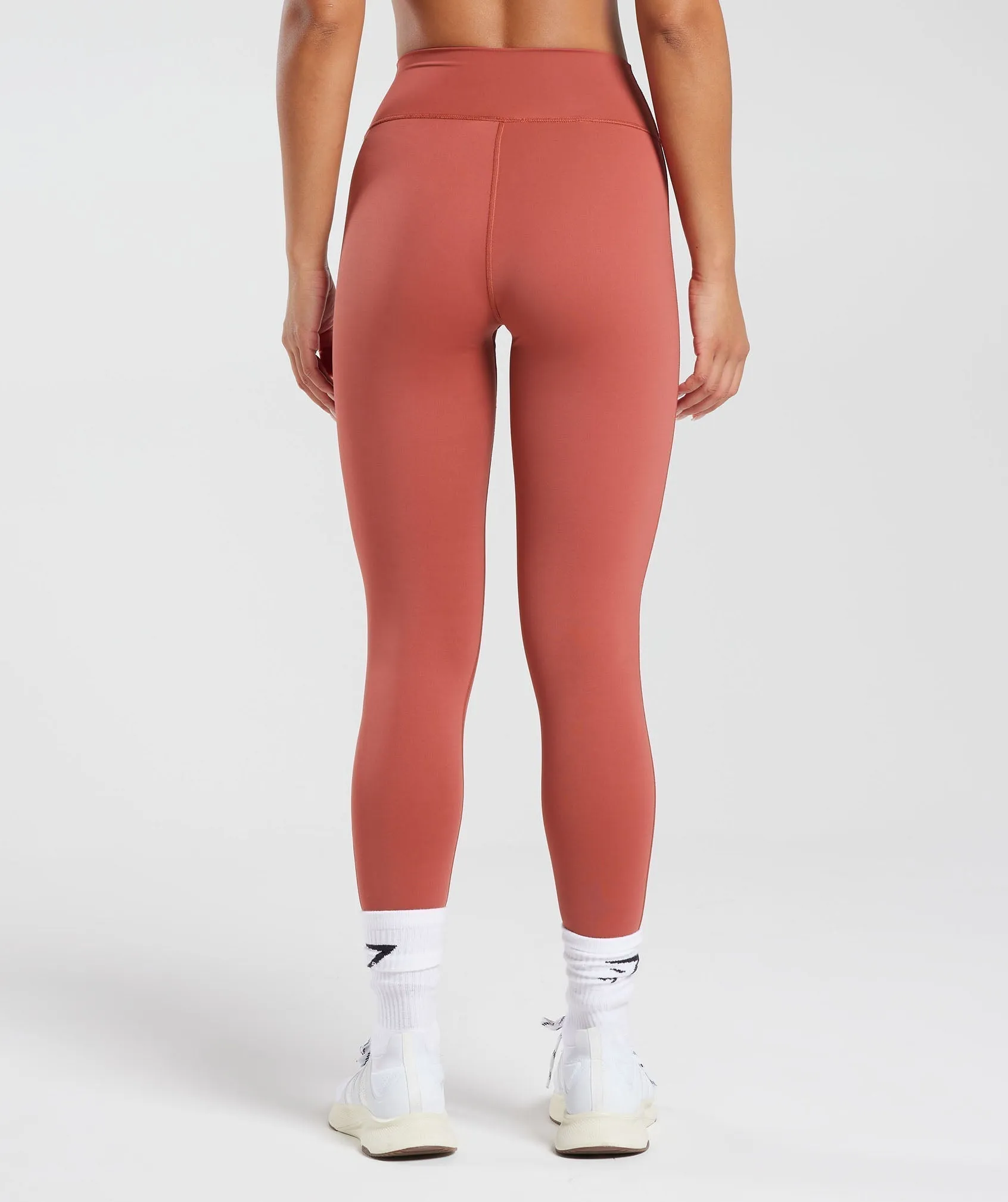 Gymshark Elevate Leggings - Rust Red