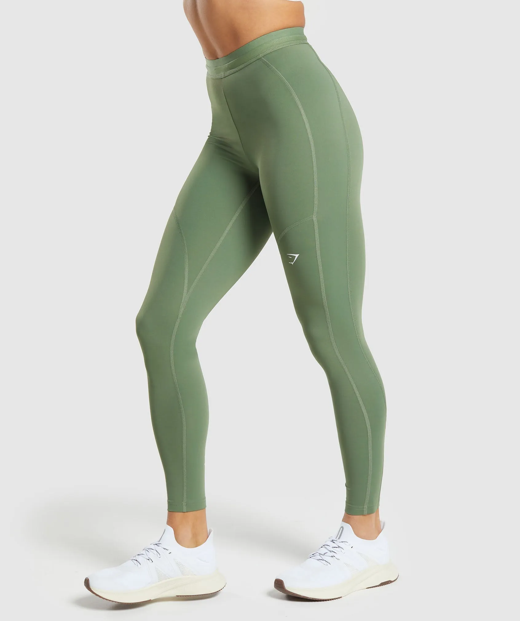 Gymshark Running Leggings - Force Green