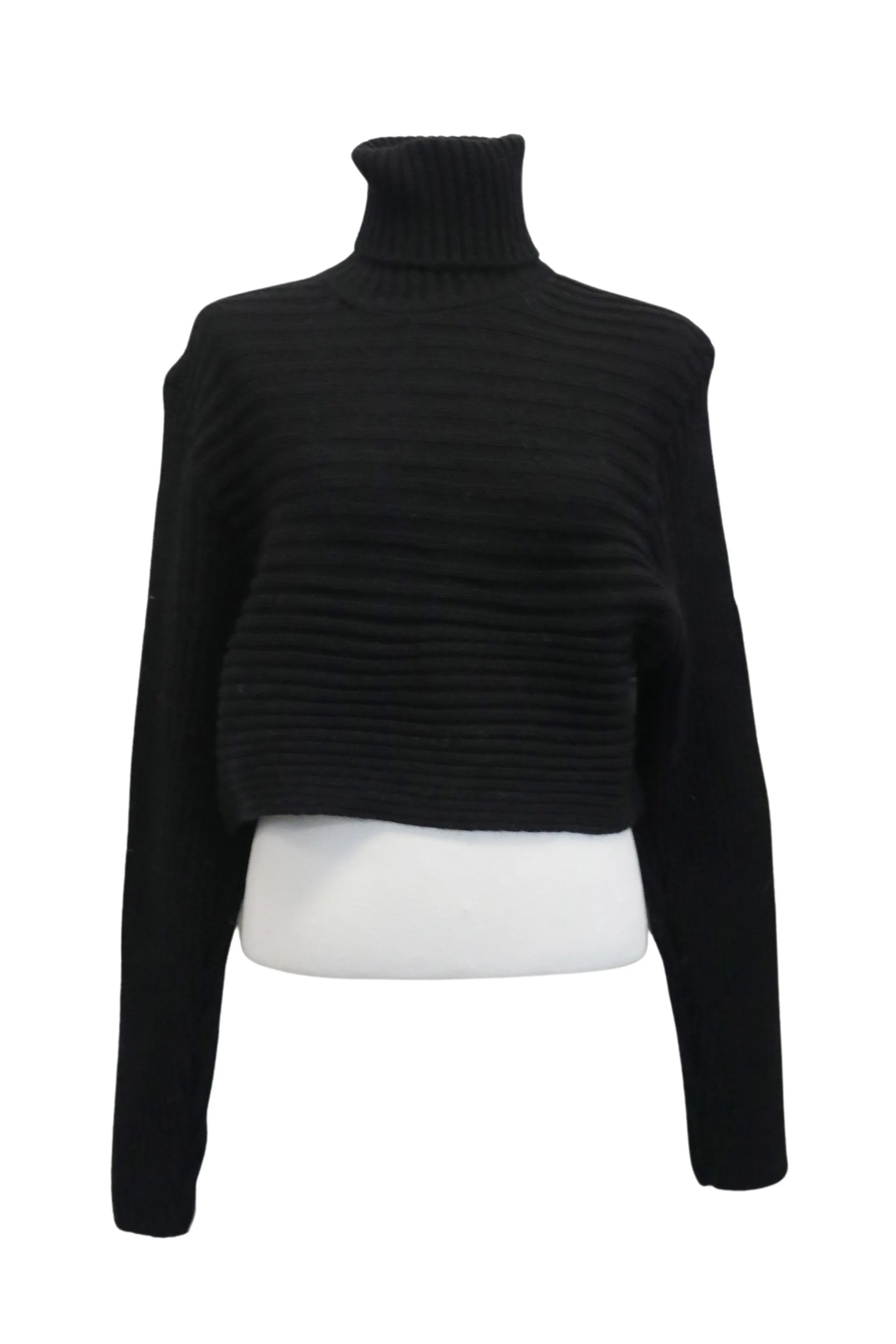 Hannah High Neck Ribbed Sweater