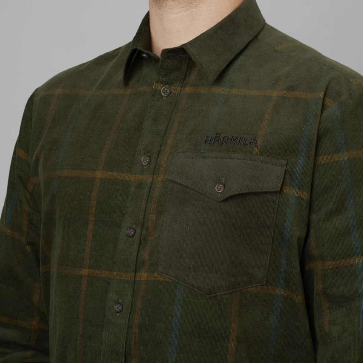 Harkila Kaldfjord Corduroy Check Shirt