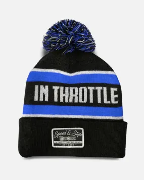 In Throttle We Trust Beanie - Blue