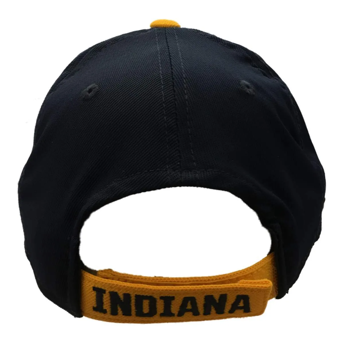 Indiana Pacers Adidas Navy & Yellow Adj Structured Strapback Baseball Hat Cap