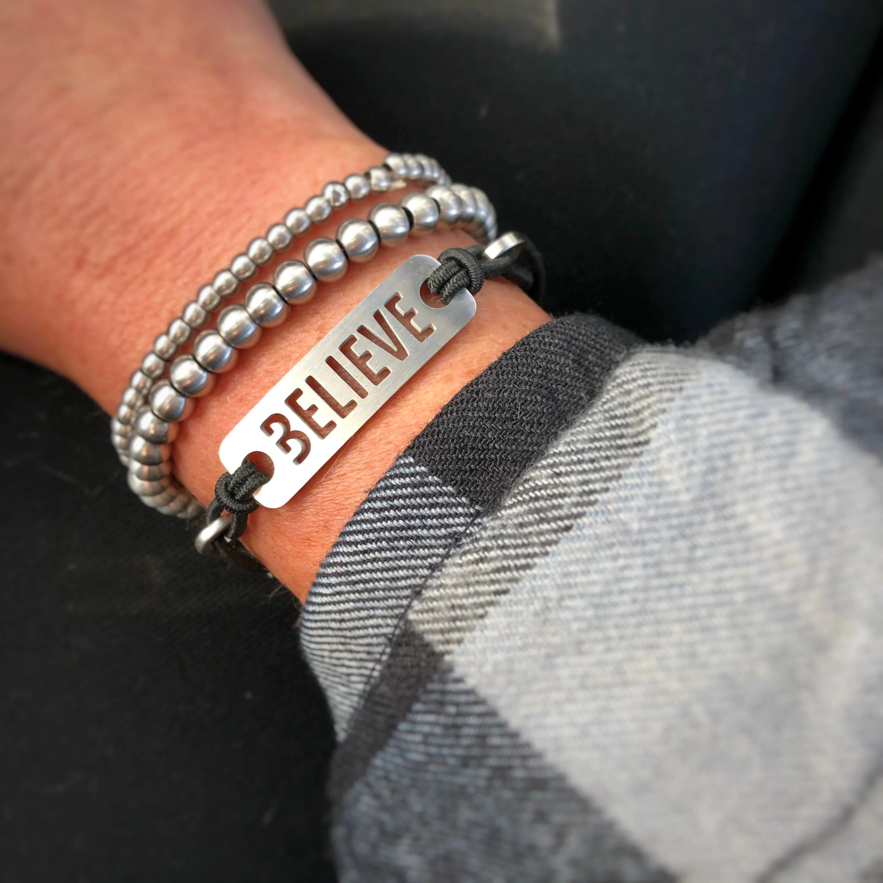 Inspirational Bracelet - Adjustable Stretch