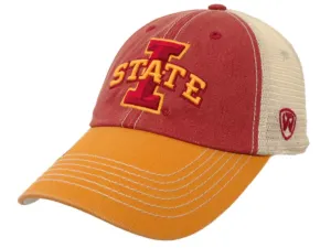 Iowa State Cyclones TOW Red Yellow Offroad Mesh Adjustable Snapback Hat Cap