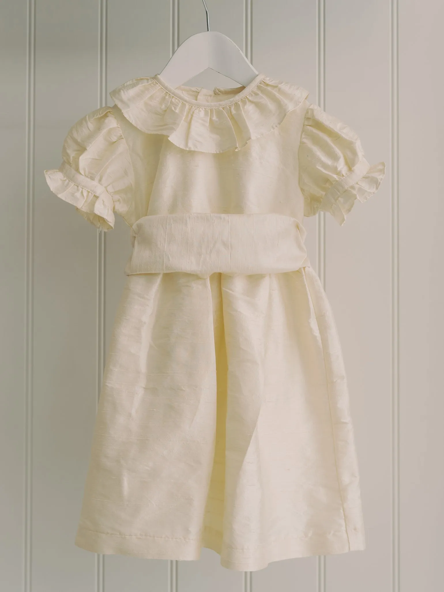 Ivory Azalea Ceremony Silk Girl Dress