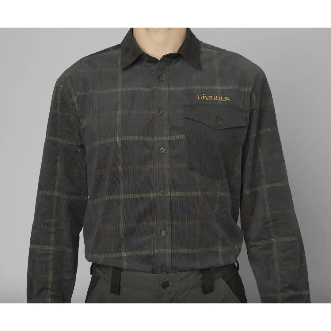 Kaldfjord Corduroy Check Shirt - Phantom by Harkila