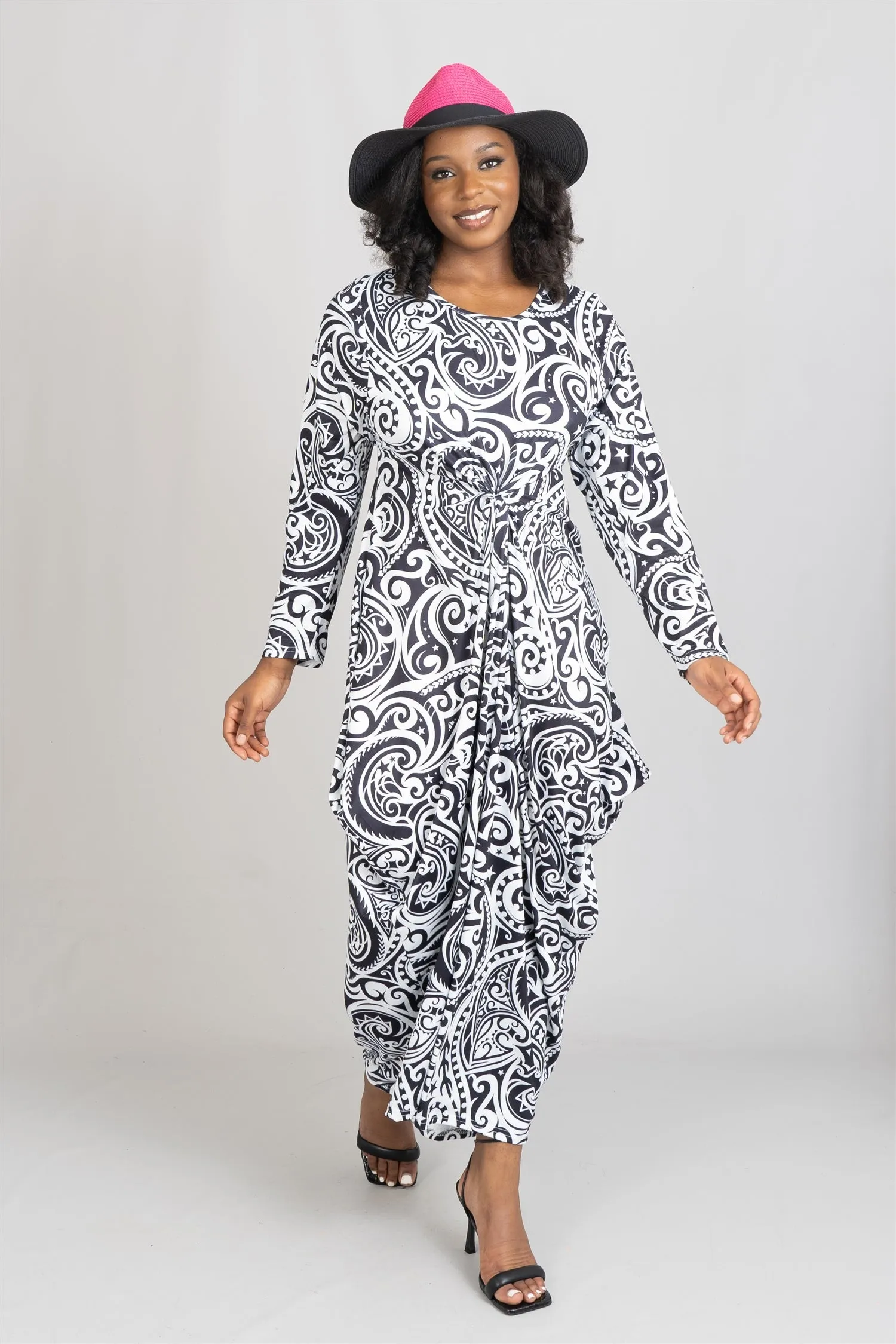 KaraChic CHH22117 Knit Maxi Dress