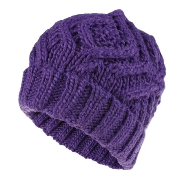 Knit Wool Beanie