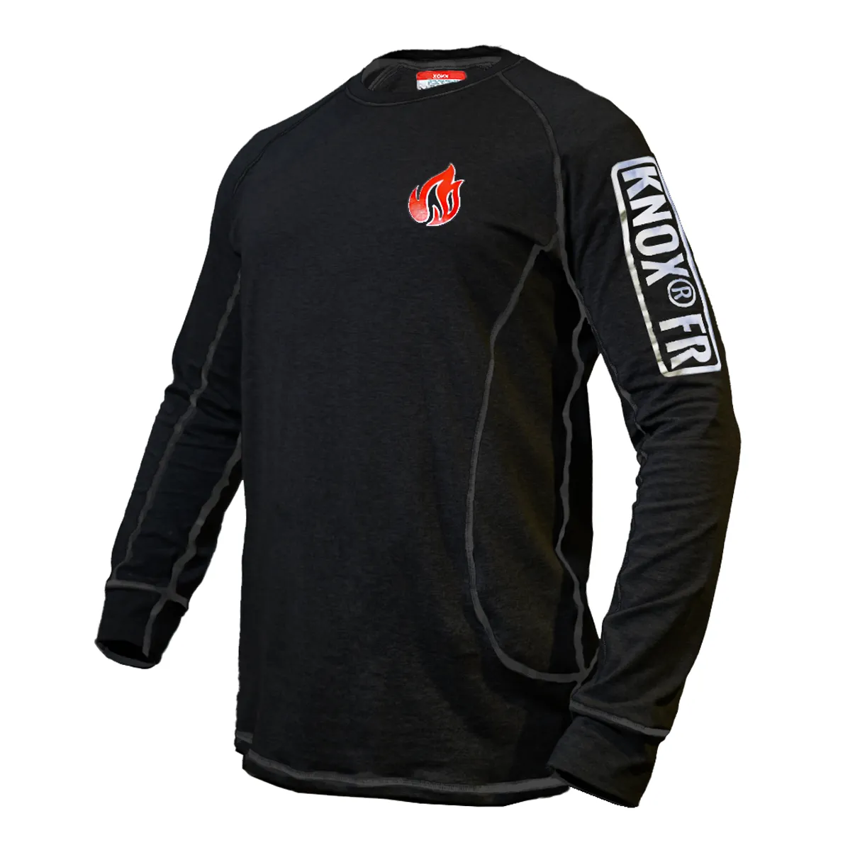 Knox FR Long Sleeve Crew Shirt - Black