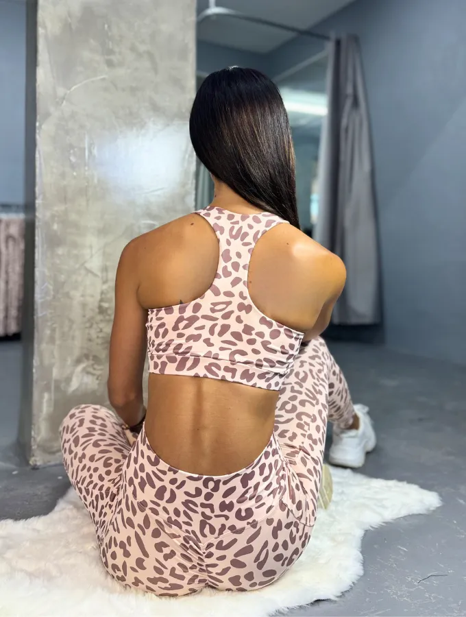 LEOPARD LUXE SCRUNCHBUM SET - PINK