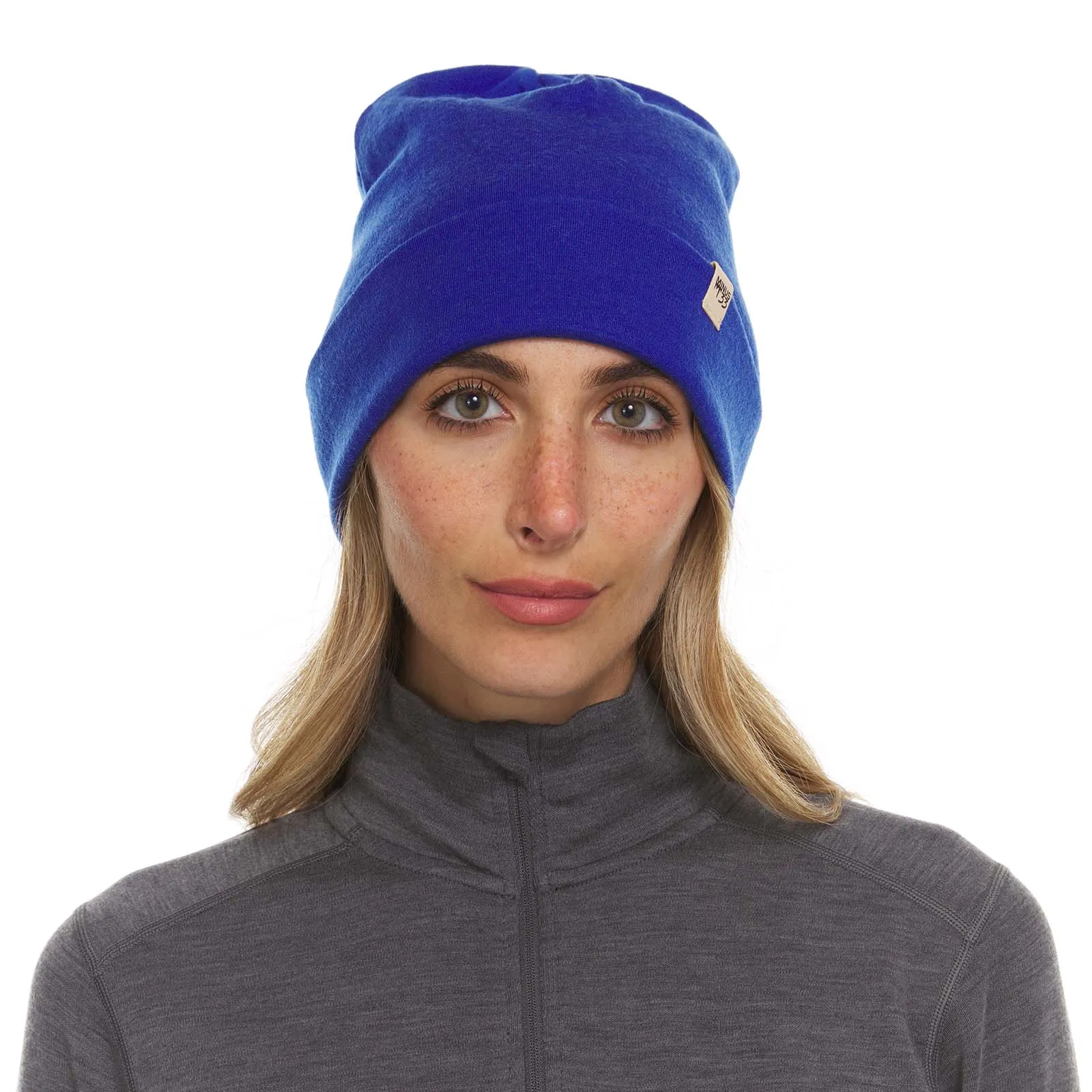 Lightweight - Ridge Cuff Beanie 100% Merino Wool