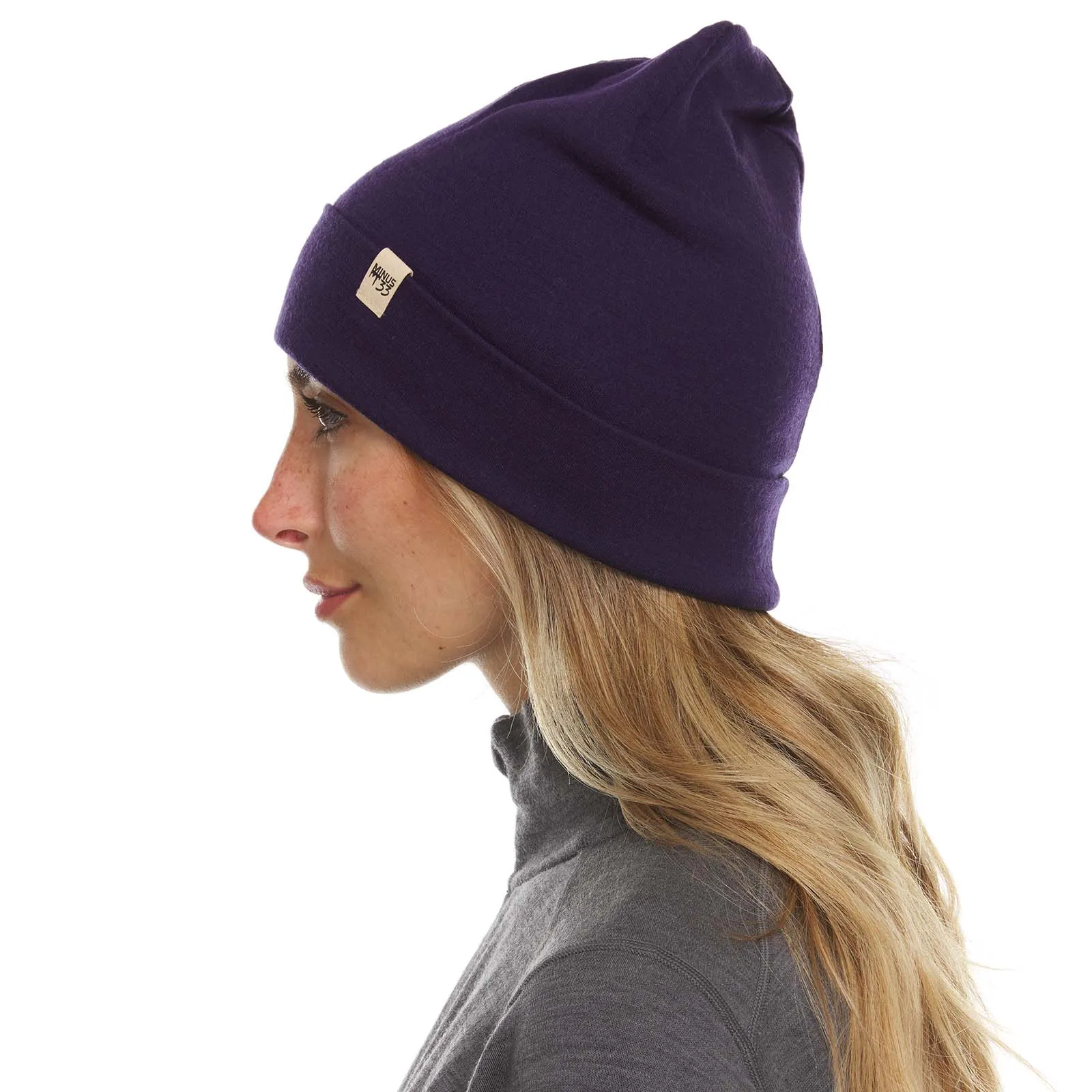 Lightweight - Ridge Cuff Beanie 100% Merino Wool