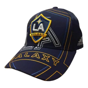 Los Angeles Galaxy Adidas FitMax70 Navy Mesh Structured Fitted Baseball Hat