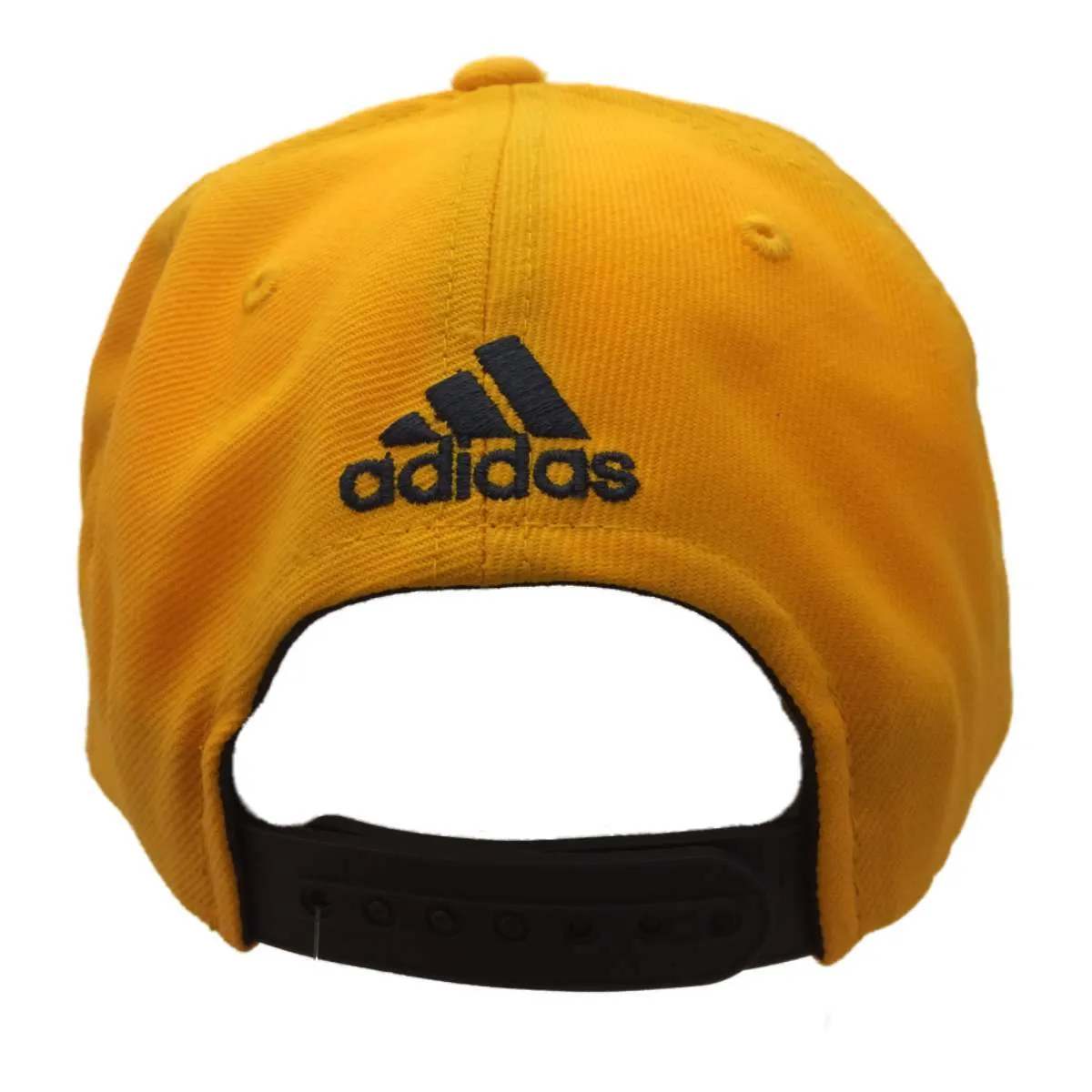 Los Angeles Galaxy Adidas Yellow Adj. Structured Flat Bill Snapback Hat Cap