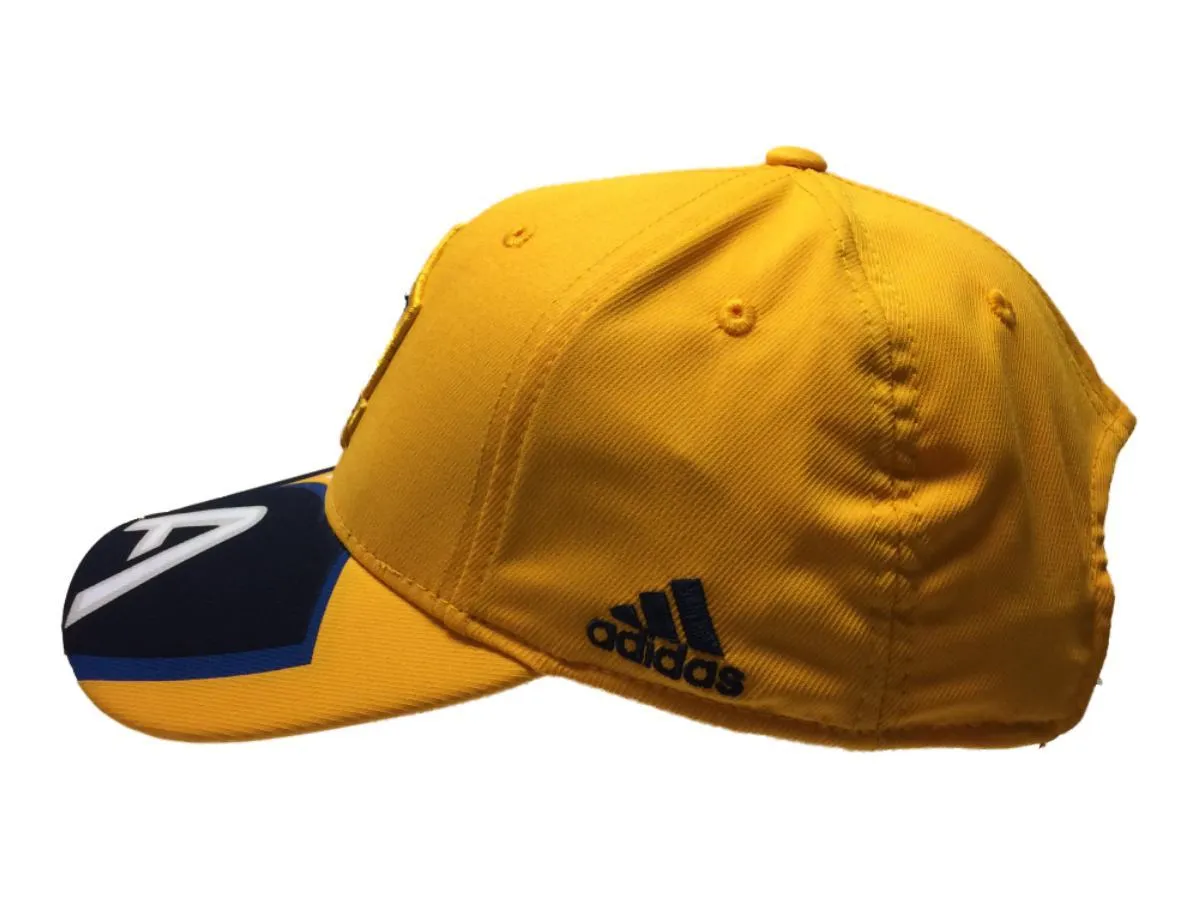 Los Angeles Galaxy Adidas Yellow Large Logo Structured Snapback Baseball Hat