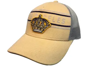 Los Angeles Kings Adidas Yellow CCM Vintage Mesh Structured Snapback Hat Cap