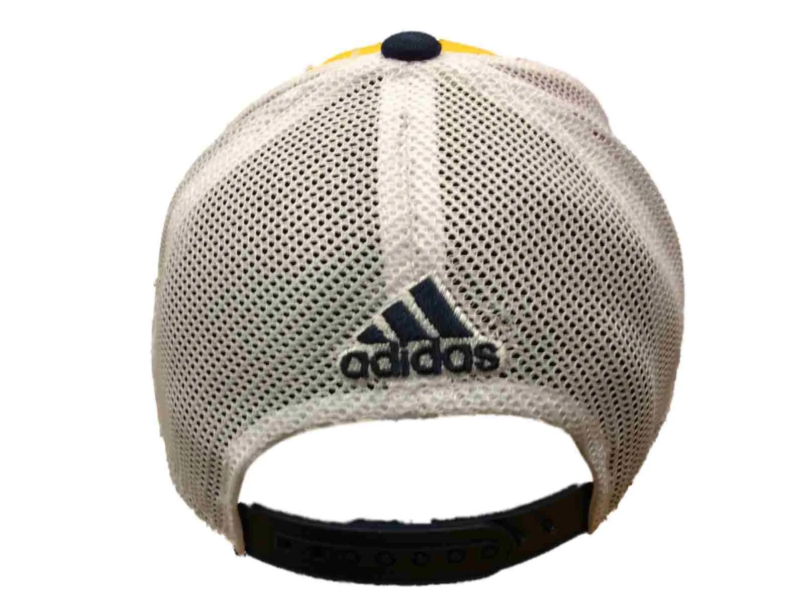 Los Angeles LA Galaxy Adidas YOUTH Faded Logo Adj. Structured Mesh Hat Cap