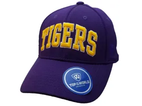 LSU Tigers TOW Purple & Yellow "So Clean" Structured Adjustable Strap Hat Cap