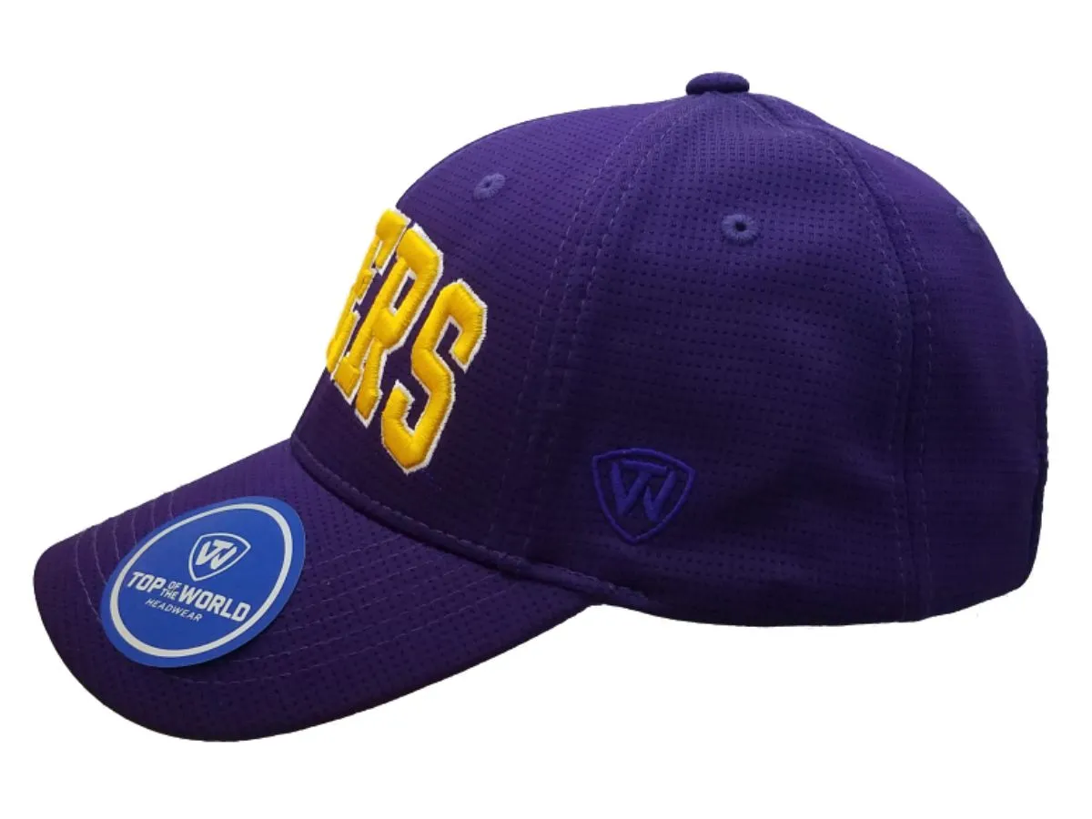 LSU Tigers TOW Purple & Yellow "So Clean" Structured Adjustable Strap Hat Cap