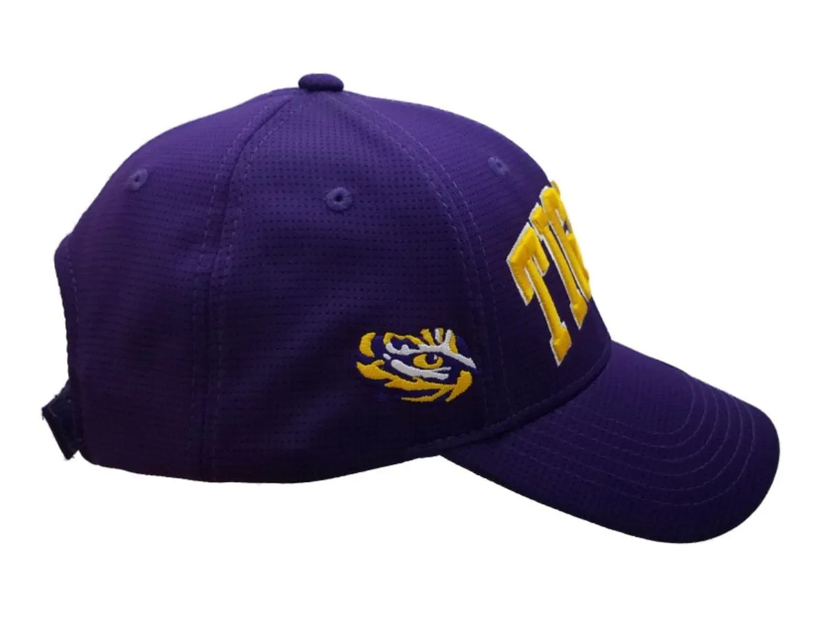 LSU Tigers TOW Purple & Yellow "So Clean" Structured Adjustable Strap Hat Cap