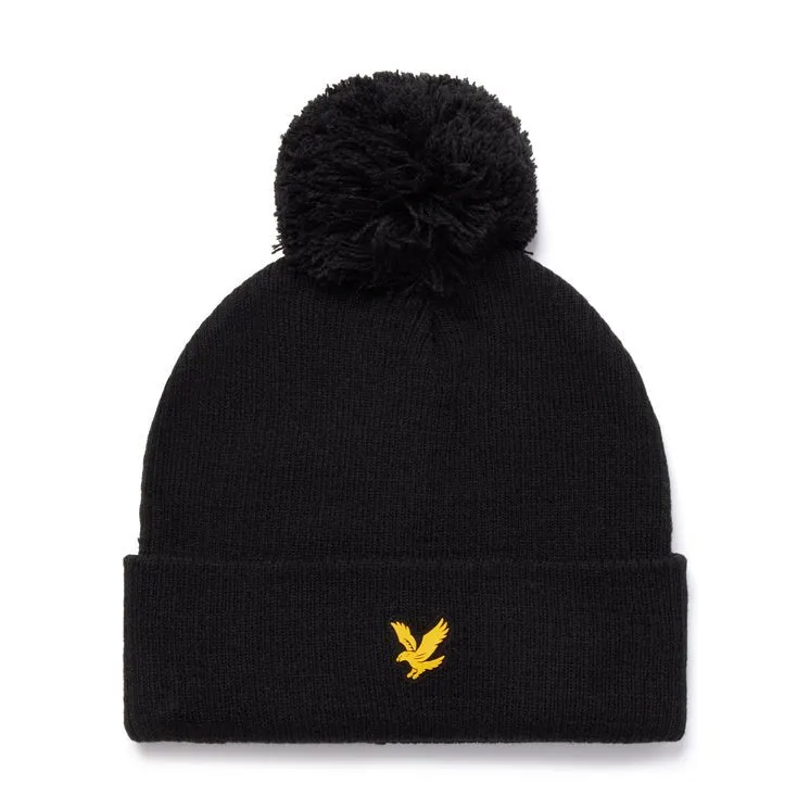 Lyle & Scott Lined Golf Bobble Beanie HE1750G