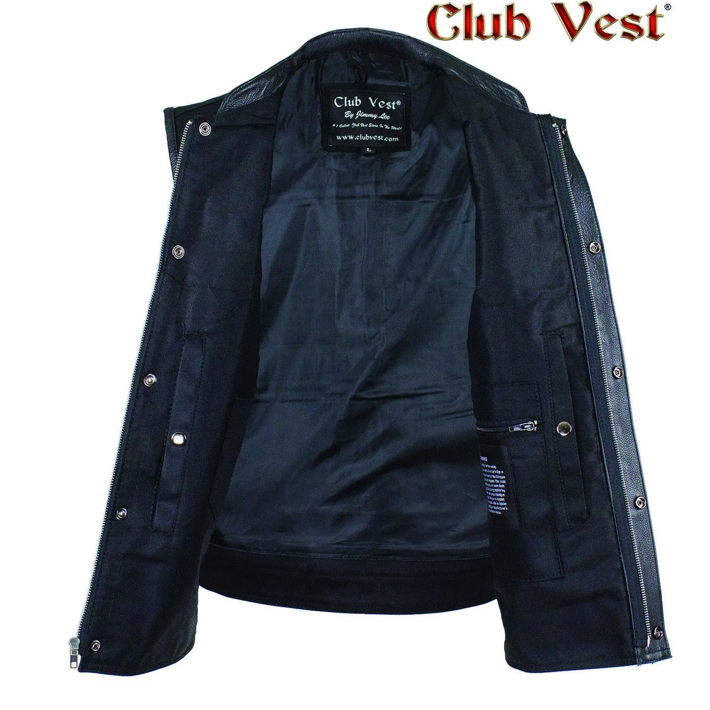 Men's Black Denim Vest by Club Vest®