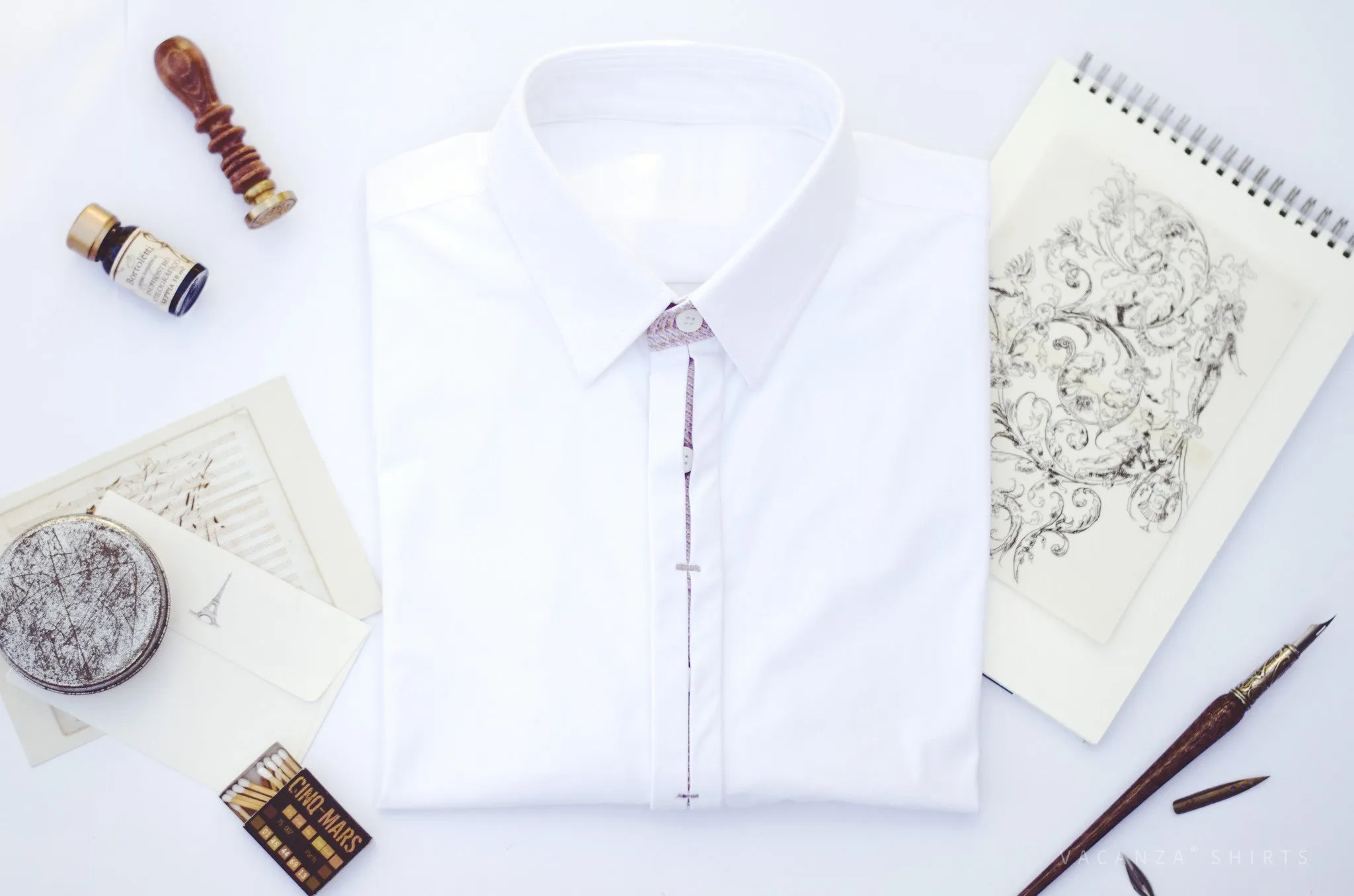 Men's Smart Casual Functional Dress Shirt