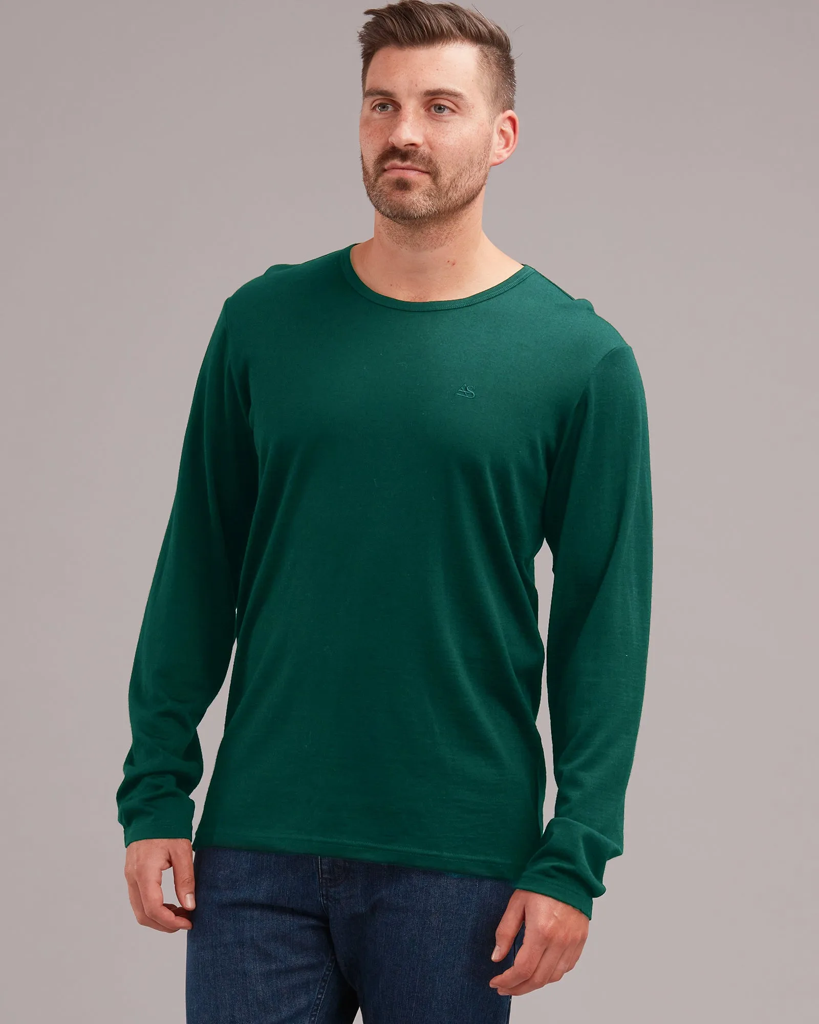 MERINO LONG SLEEVED CREW SHIRT