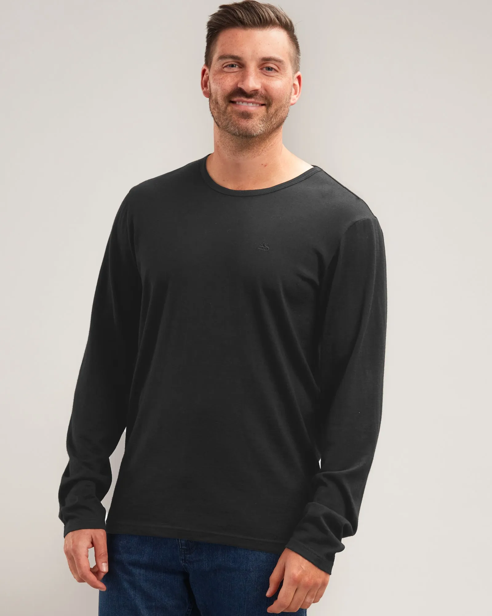 MERINO LONG SLEEVED CREW SHIRT