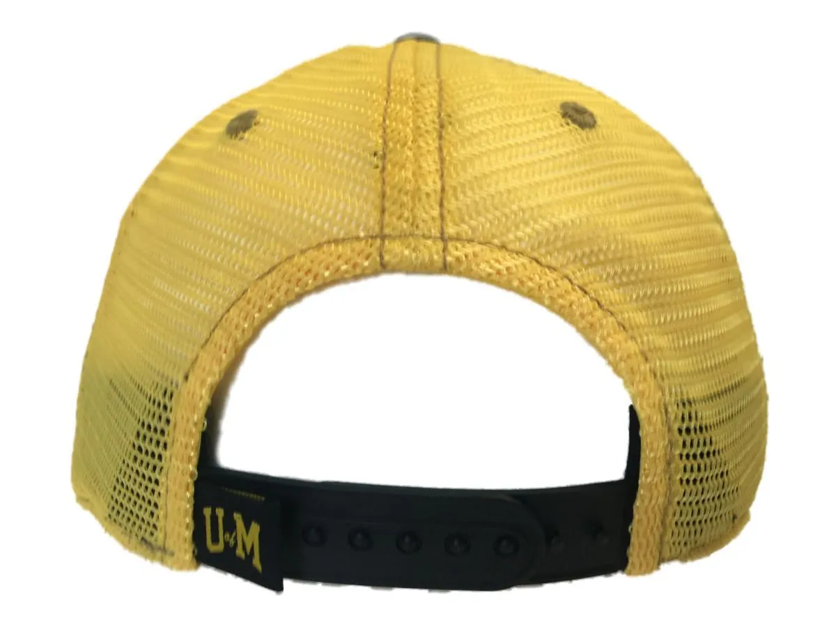 Michigan Wolverines TOW Navy Yellow Past Mesh Adjustable Snapback Hat Cap