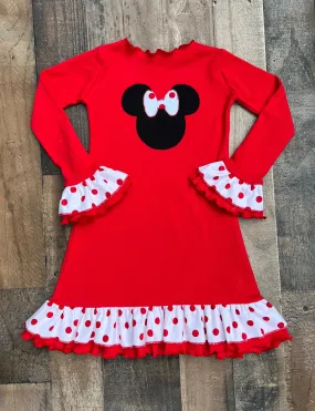 Minnie Mouse Themed Party Dress