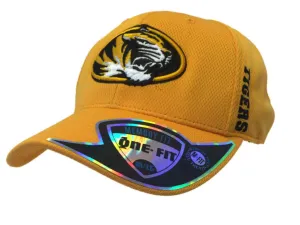 Missouri Tigers TOW Yellow Gold Structured Memory Flexfit Hat Cap (M/L)