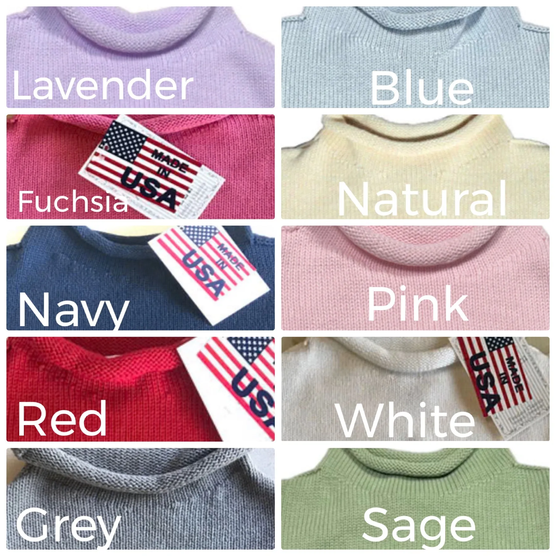 Monogrammed SAILBOAT Jersey Rollneck Sweater-