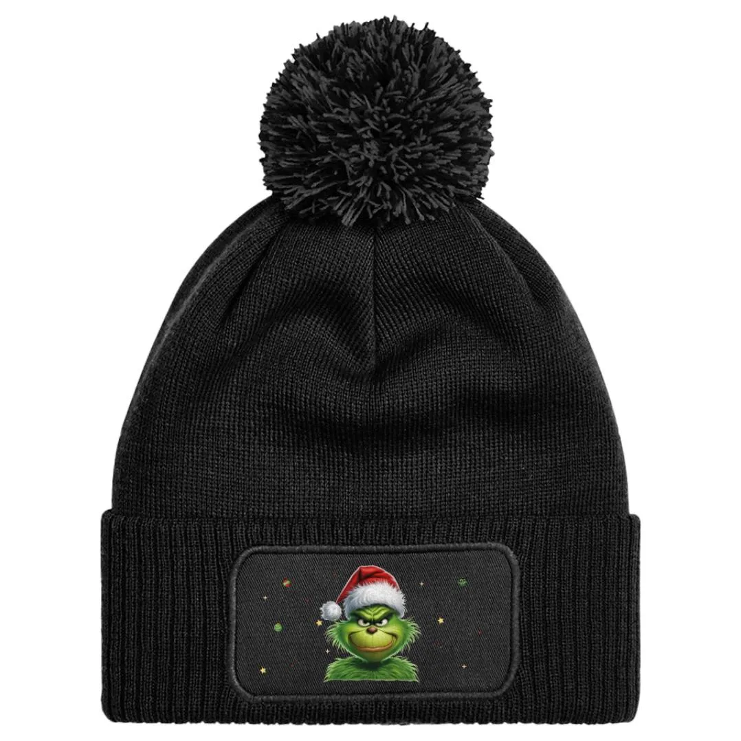 Mütze mit Bommel - Grinch (CS)