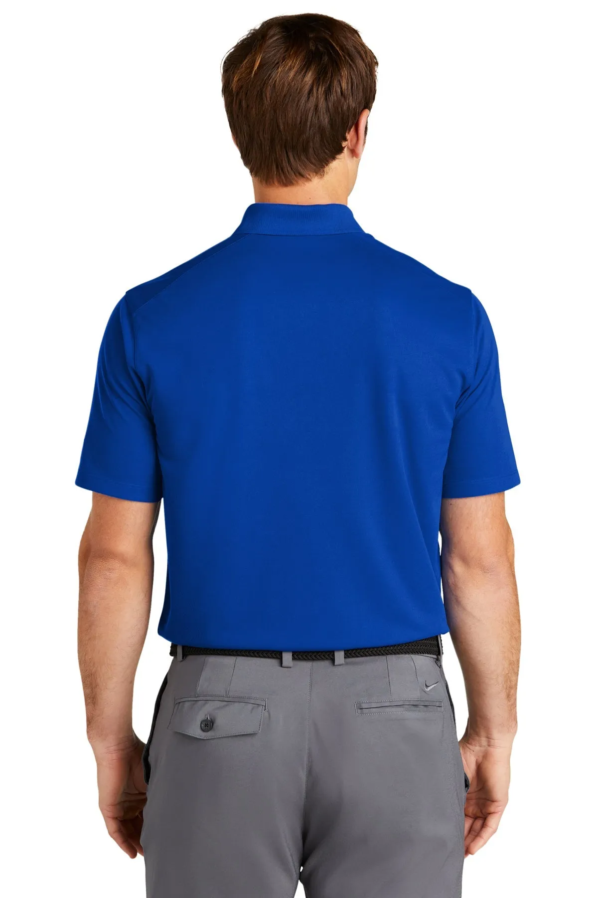 Nike Dri-FIT Micro Pique Custom Pocket Polos, Game Royal