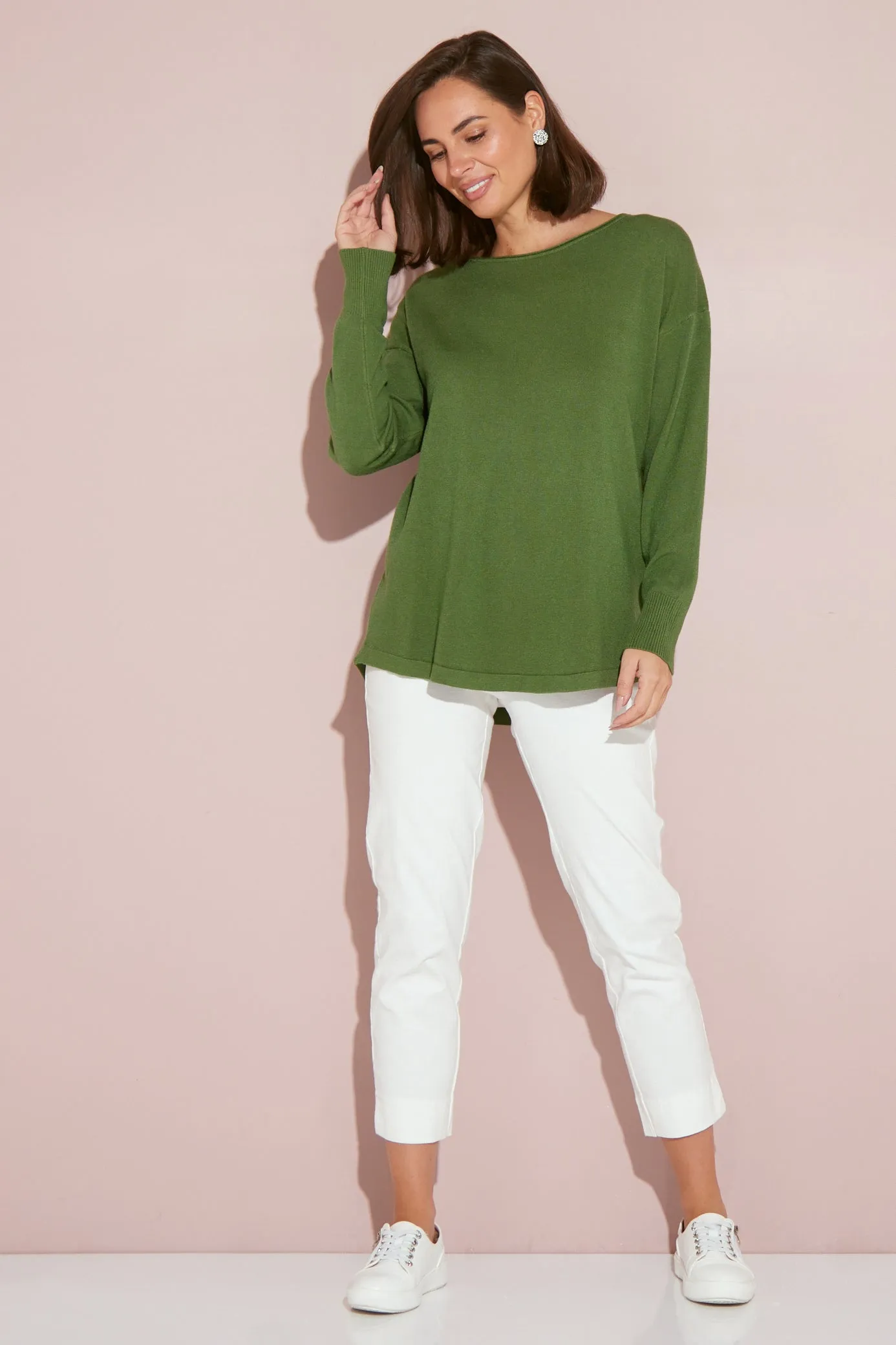 Nola Knit Jumper - Green