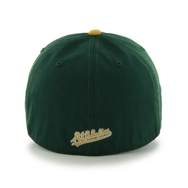 Oakland Athletics 47 Brand Franchise Green Yellow White Logo Home Hat Cap