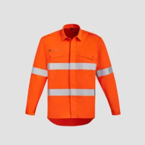 ORANGE FLAME WORKWEAR SPLICED SHIRT