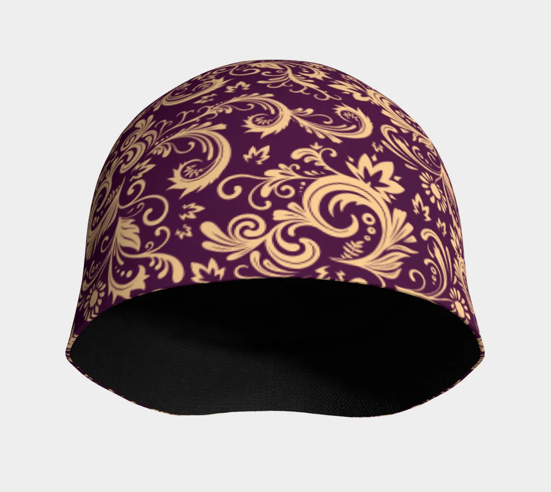 Oriental Floral Pattern - Amethyst | Beanie | Mandalazed