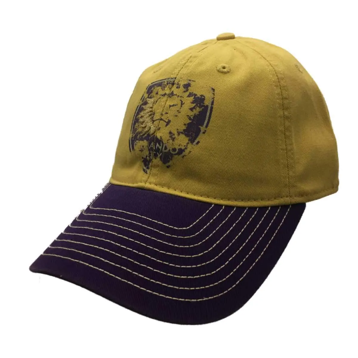 Orlando City SC Adidas Yellow Super Faded Logo Relaxed Adj. Baseball Hat Cap