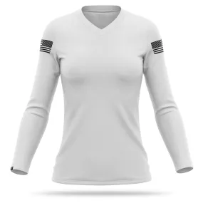 [PATRIOT] Women's Utility Long Sleeve [WHT/BLK]