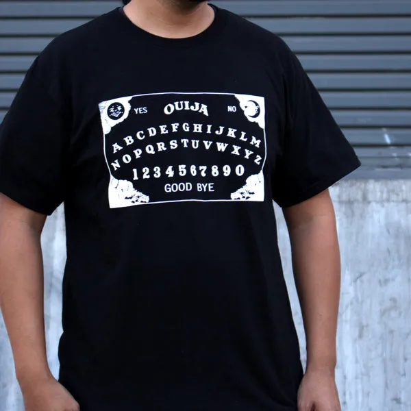 Pins & Bones Ouija Board T Shirt, Ouija Clothing, Classic Board Game Inspired, Black Cotton Ouija Shirt