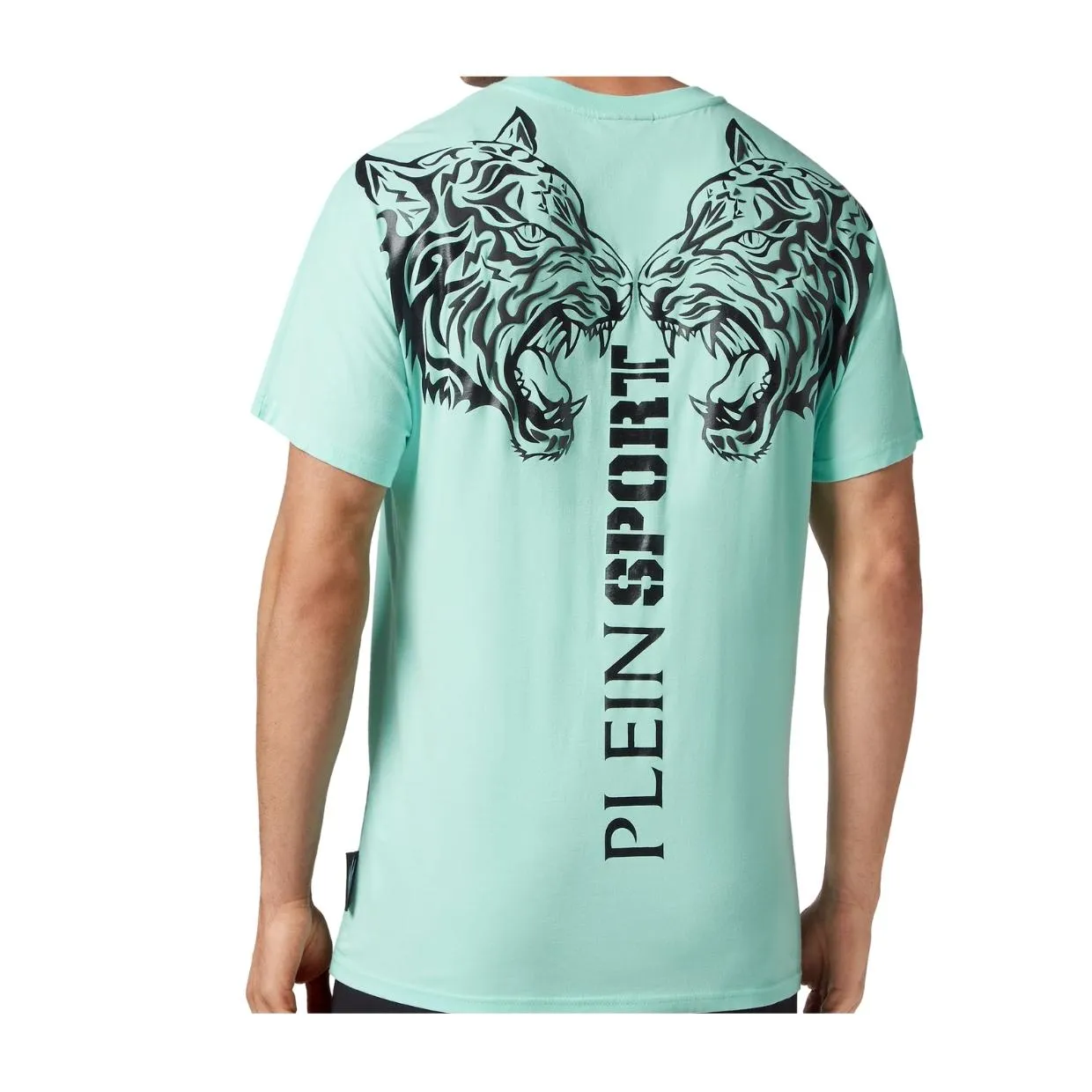 Plein Sport Patch Logo Mint Green T-Shirt