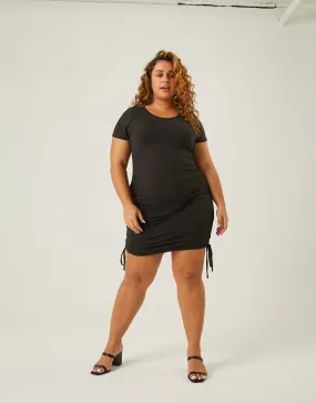 Plus Size Soft Side Ruched Dress